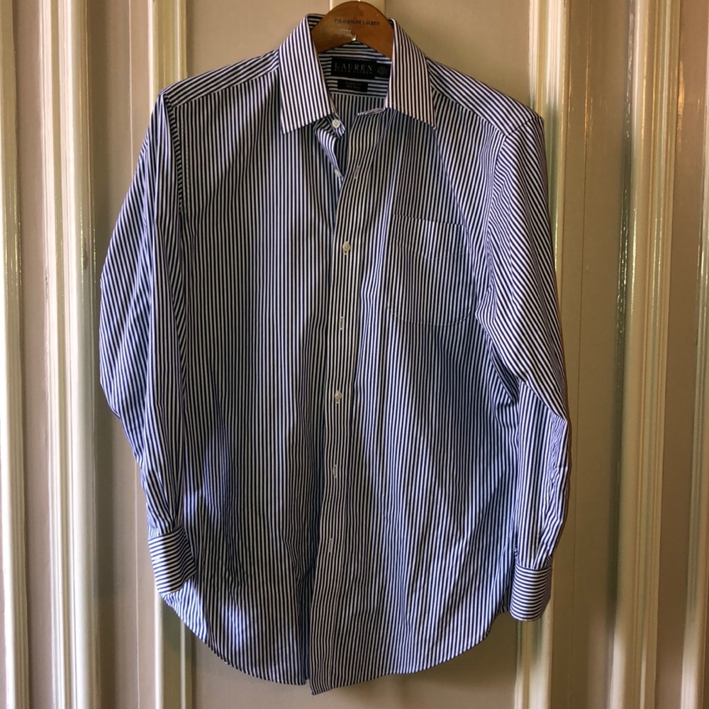 RALPH LAUREN BUTTON DOWN DRESS SHIRT